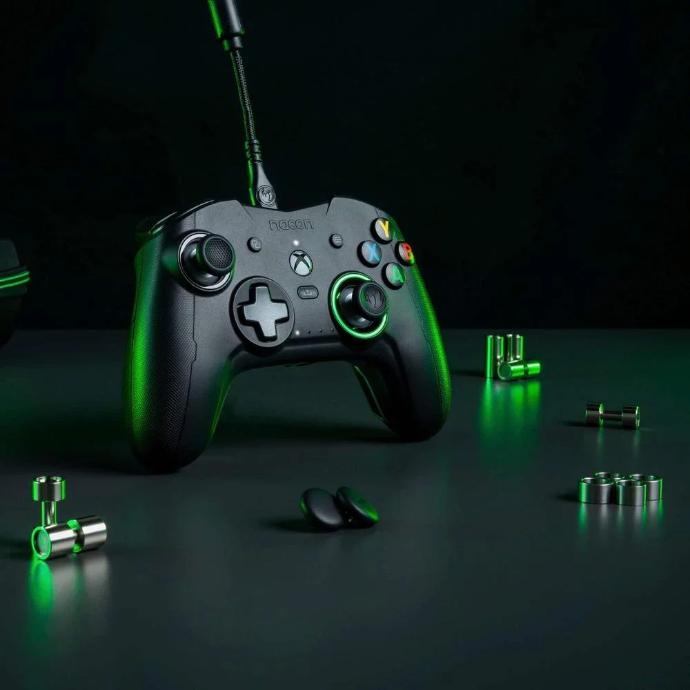 Rig - Controle Bluetooth De Viode Game Nacon Revolution X Para XBOX Series X|s, XBOX One E WINDOWS 10/11 - Preto-50-1149-01