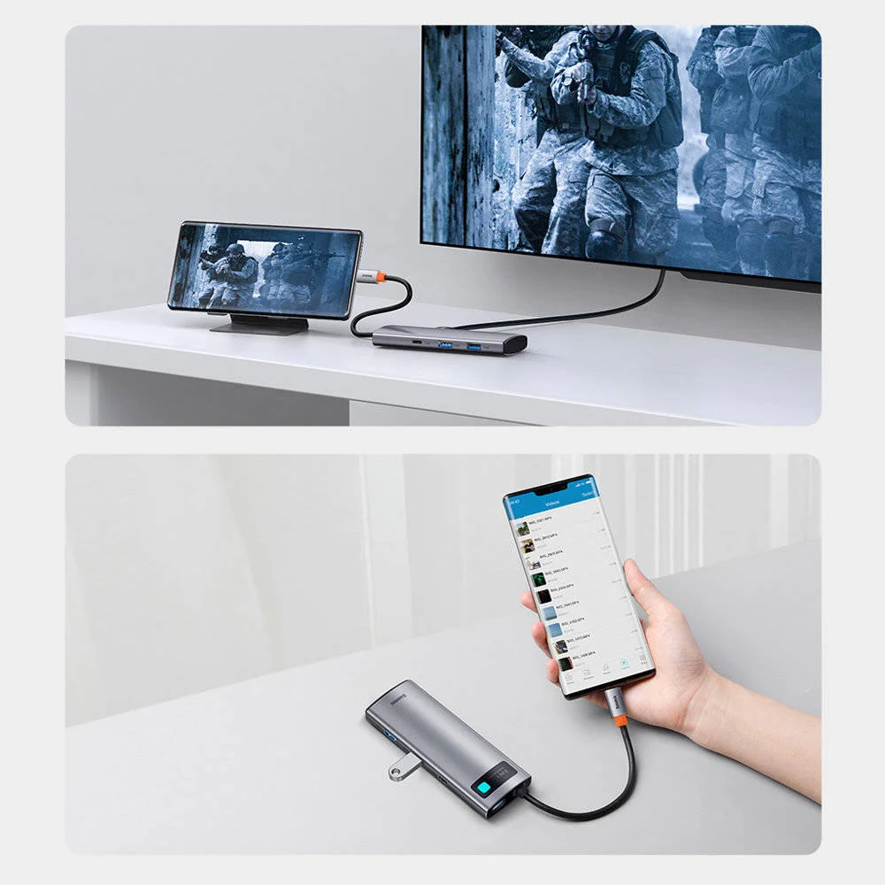 Hub Usb-c Baseus 7 Em 1 Dockstation HDMI 4k Thunderbolt. em Campinas - foto 3
