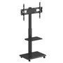 Suporte Rack Para Tv De 37 A 75" Até 50kg Com Bandeja - Sr160p