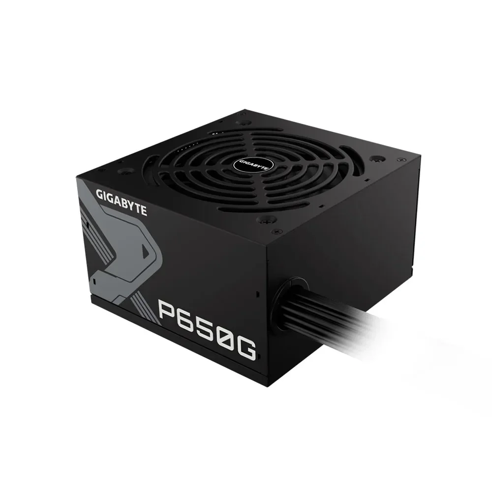 Fonte Gigabyte P650g, 650w, 80 Plus Gold, Preto.