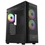 Gabinete Gamer Gamdias Aura Gc6 Elite ARGB, Mid-tower, Vidro Temp, 3 Fans, Black - Aura Gc6 Elite ARGB
