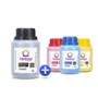 Kit Refil De Pó De Toner M255dw, M255, M283fdw, M283, W2110a, 206a Preto 55g + Coloridos 45g