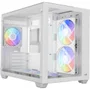 Gabinete Gamer Aerocool Dryft Branco Com 6 Fans ARGB Lateral Vidro [f002]
