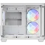 Gabinete Gamer Aerocool Dryft Branco Com 6 Fans ARGB Lateral Vidro [f002]