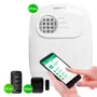 Kit Central Alarme Anm 24 Net Intelbras 2 Sensores De Portas E Janelas Xas Smart Black, 2 Controles
