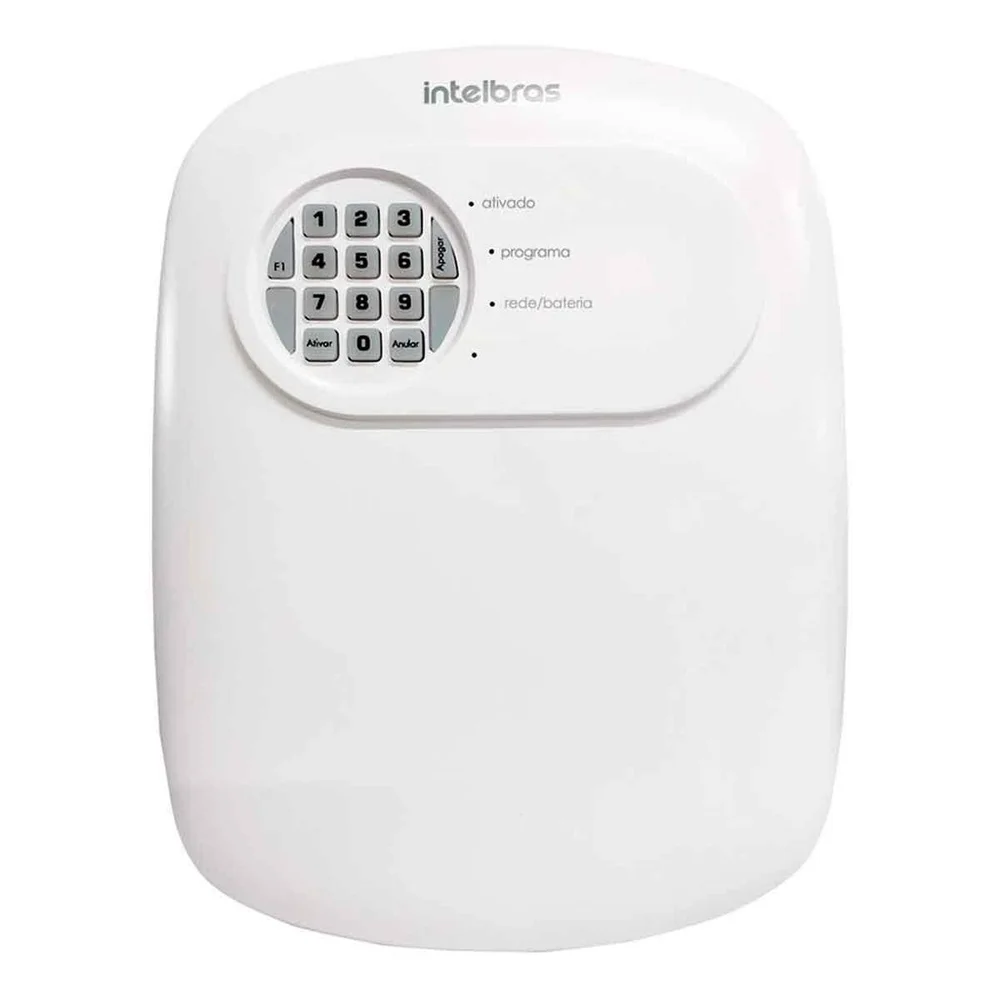 Kit Central Alarme Anm 24 Net Intelbras 2 Sensores De Portas E Janelas Xas Smart Black, 2 Controles