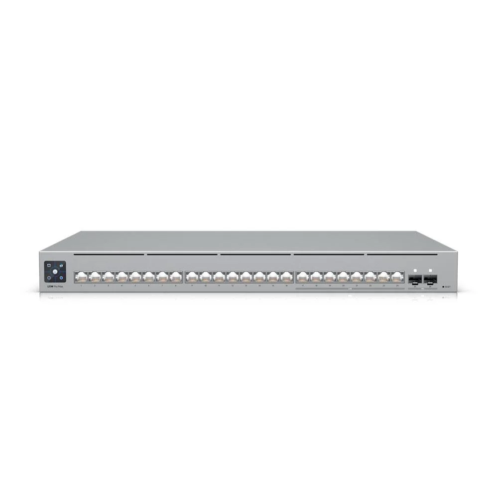 Switch Ubiquiti Gerenciável L3 24 Portas Sendo 8 De 2.5 Gigabit + 02 Sfp+ De 10gb Usw-pro-max-24-br Switch Ubiquiti Gerenciável L3 24 Portas Sendo 8 De 2.5 Gigabit + 02 Sfp+ De 10gb Usw-pro-max-24-br