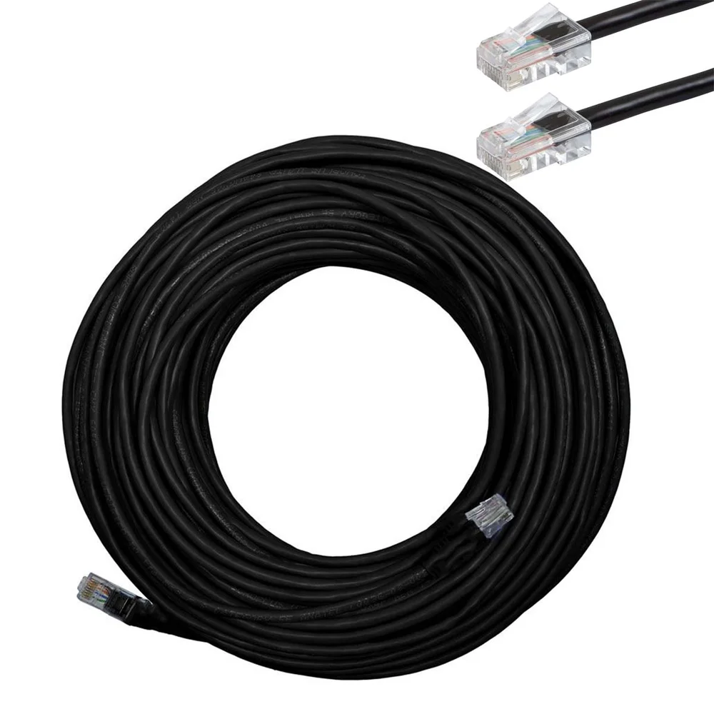 Cabo De Rede Cftv 10 Metros 8 Vias Upt 4 Pares Cat5 Preto