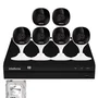 Kit 6 Câmeras Intelbras Imx-c Full Hd Nvd  1408 Intelbras Com Hd 2TB.