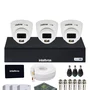 Kit 3 Câmeras Full Color Com Áudio Intelbras 3220d  Dvr Mhdx 1104-c Com SSD 512gb.