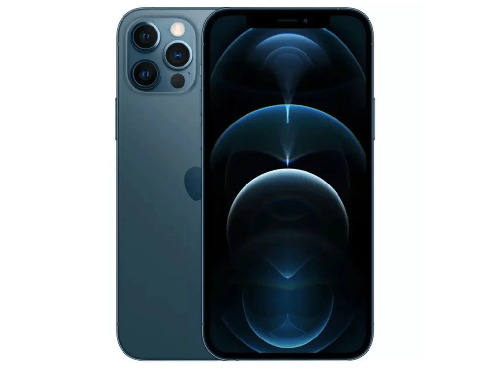 Usado: Iphone 12 Pro 512 Gb Azul - Sem Face Id / Touch Id