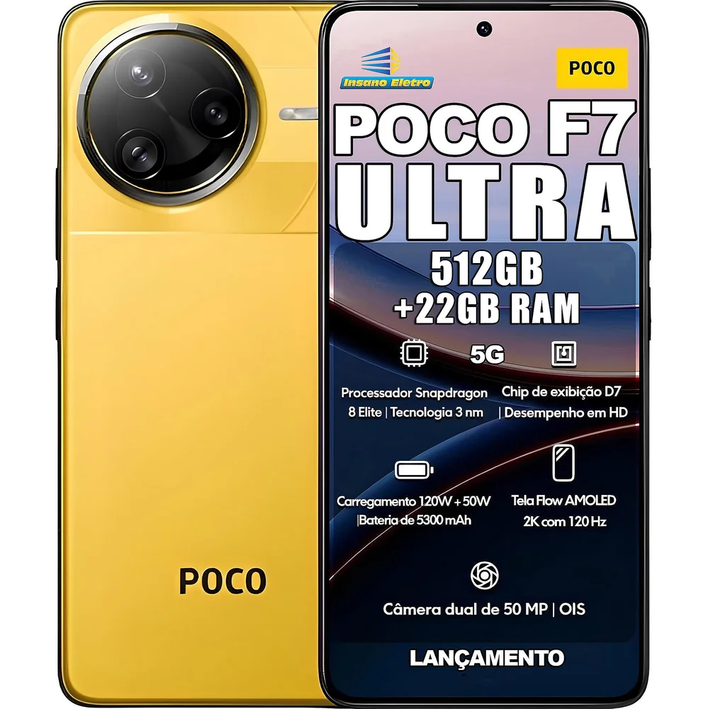 POCO F7 Ultra 512GB スマートフォン本体 Produtos com até 15 OFF no PIX KaBuM