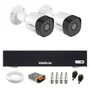 Kit 2 Câmeras Intelbras 3130 B G7 Hd 720 Multi Hd Visão Noturna 30m + Dvr Mhdx 1104-c 4 Canais