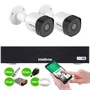 Kit 2 Câmeras Intelbras 3130 B G7 Hd 720 Multi Hd Visão Noturna 30m + Dvr Mhdx 1104-c 4 Canais