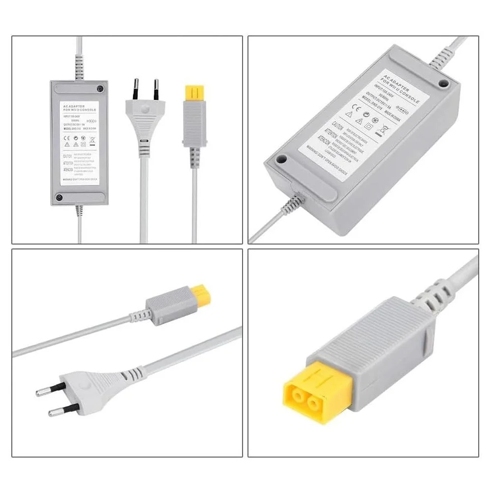 Fonte De Energia Ac Adaptador Bivolt 100/240v Compatível Para Console Nintendo Wii U Fonte De Energia Ac Adaptador Bivolt 100/240v Compatível Para Console Nintendo Wii U