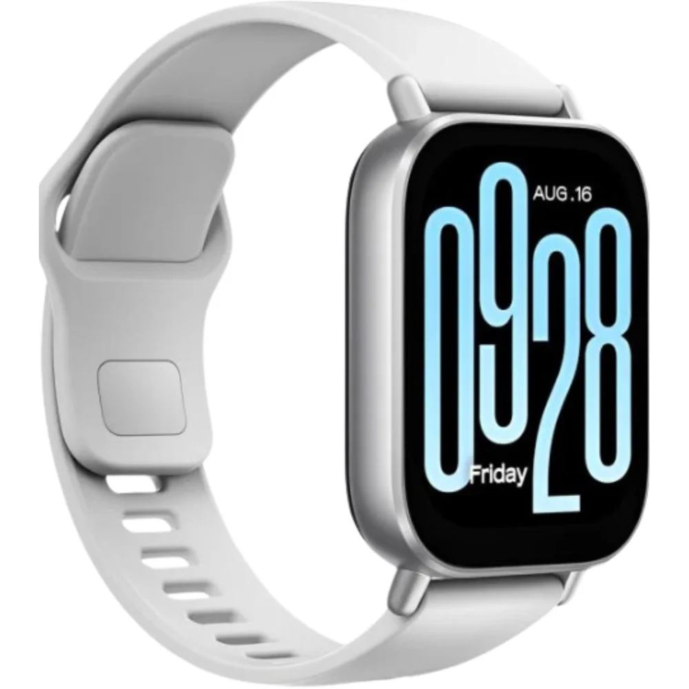 Smartwatch Redmi Watch 5 Active 2", Bateria de 18 Dias, Chamadas Bluetooth e Compatível com Alexa, Branco