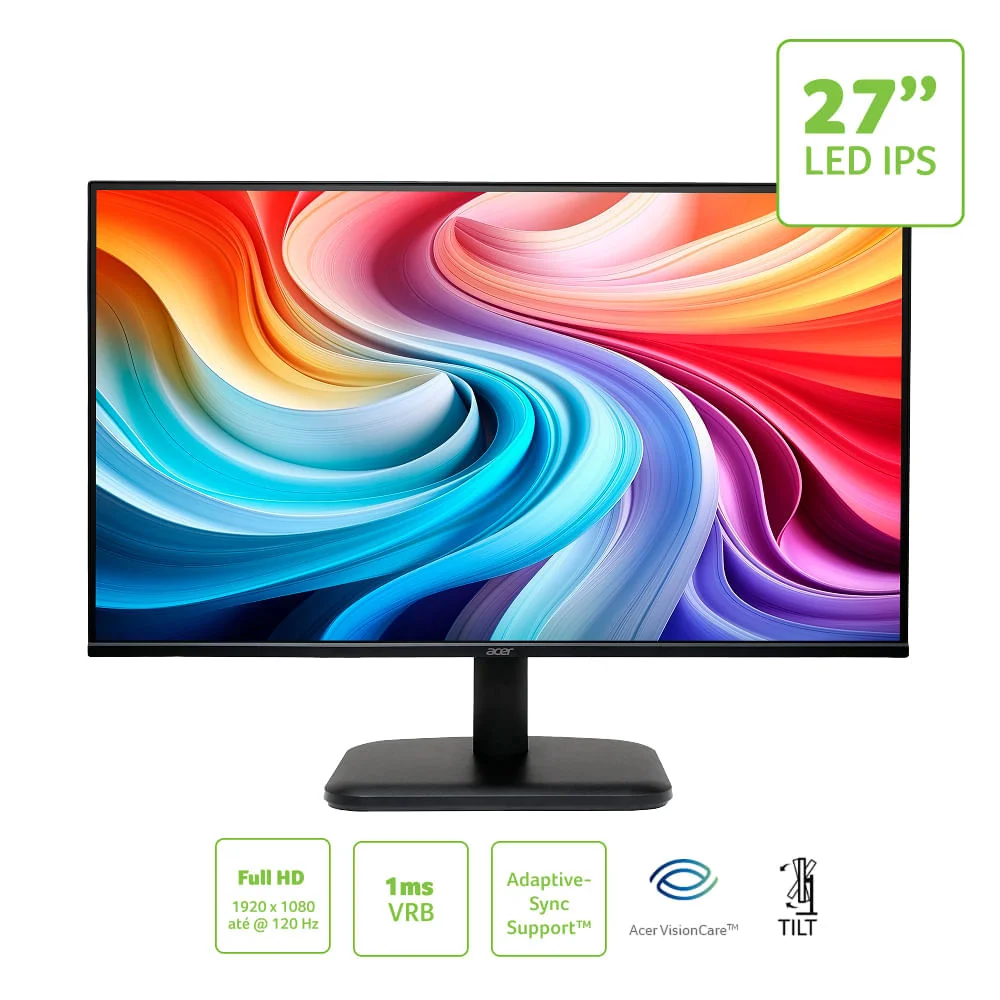 Acer EK271 モニター 本体 Produtos com até 15 OFF no PIX KaBuM