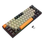 Teclado Mecanico Draconic Pro Preto/cinza/laranja Sw Marrom