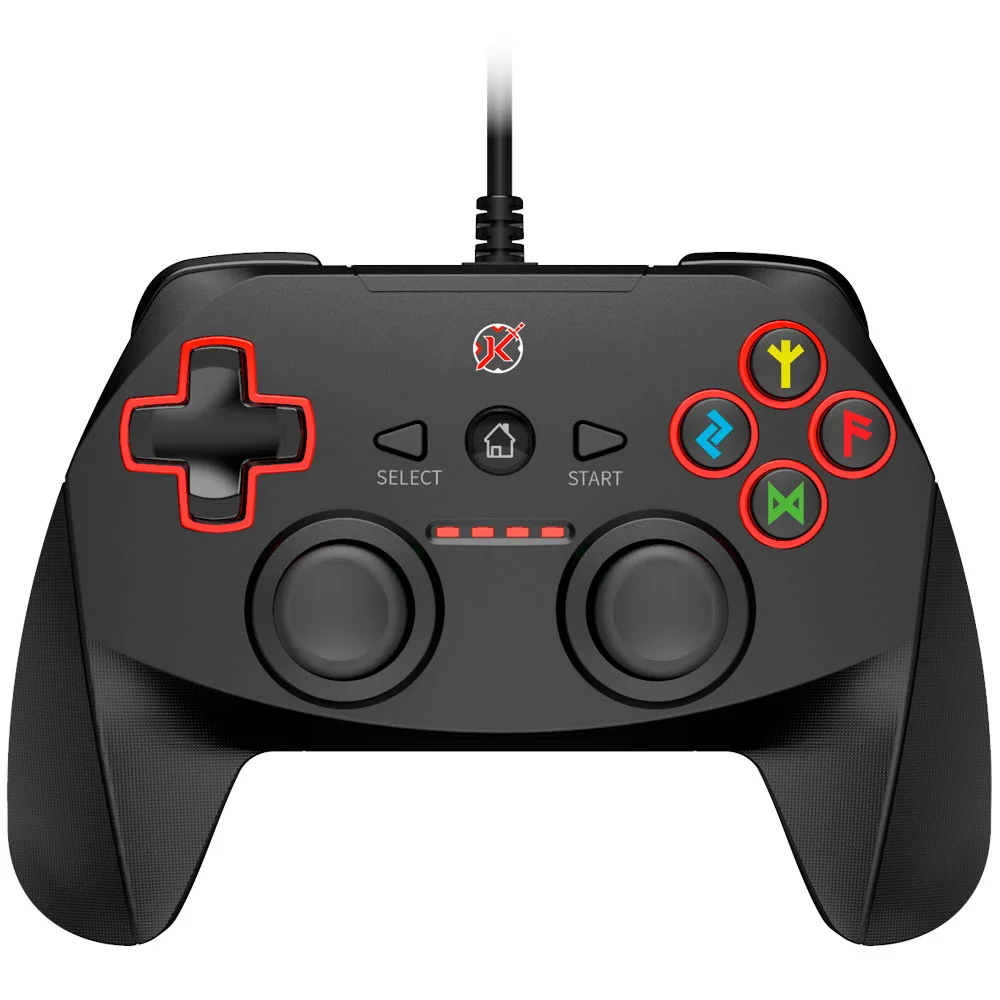 Controle Joystick Gamer Kalkan Dagaz Preto Klk00001 Controle Joystick Gamer Kalkan Dagaz Preto Klk00001