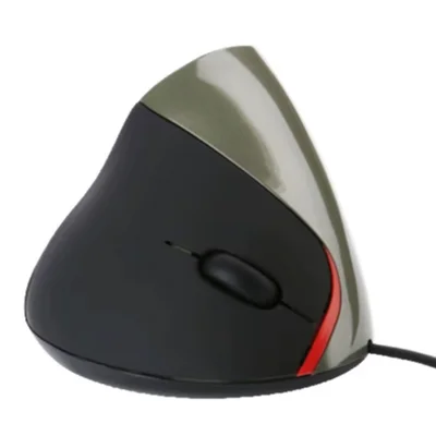 Mouse Gamer Vertical Ergonômico LED 6 Botões Óptico Com Fio Jsy-2dy