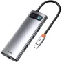 Adaptador Hub Baseus Type-c 7 Em 1 Com Saída HDMI/usb/usb-c.