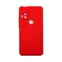 Capa Moto One Hyper Silicone Aveludada Protege Câmera Colorida Capinha Anti Impacto Moto One Hyper:vermelho