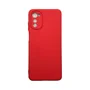 Capa Moto E32 Silicone Aveludada Protege Câmera Colorida Capinha Anti Impacto Moto E32:vermelho