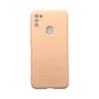 Capa Samsung A11 Silicone Aveludada Protege Câmera Colorida Capinha Anti Impacto A11:nude