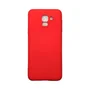Capa Samsung J6 Silicone Aveludada Protege Câmera Colorida Capinha Anti Impacto J6:vermelho