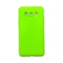 Capa Samsung J5 Metal ( J5 2016 )  Silicone Aveludada Protege Câmera Colorida Capinha Anti Impacto J510:verde Neon