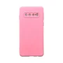 Capa Samsung S10 Silicone Aveludada Protege Câmera Colorida Capinha Anti Impacto S10:rosa Bebê