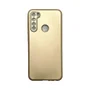 Capa Xiaomi Redmi Note 8 Silicone Aveludada Protege Câmera Colorida Capinha Anti Impacto Redmi Note 8:dourado Metálico