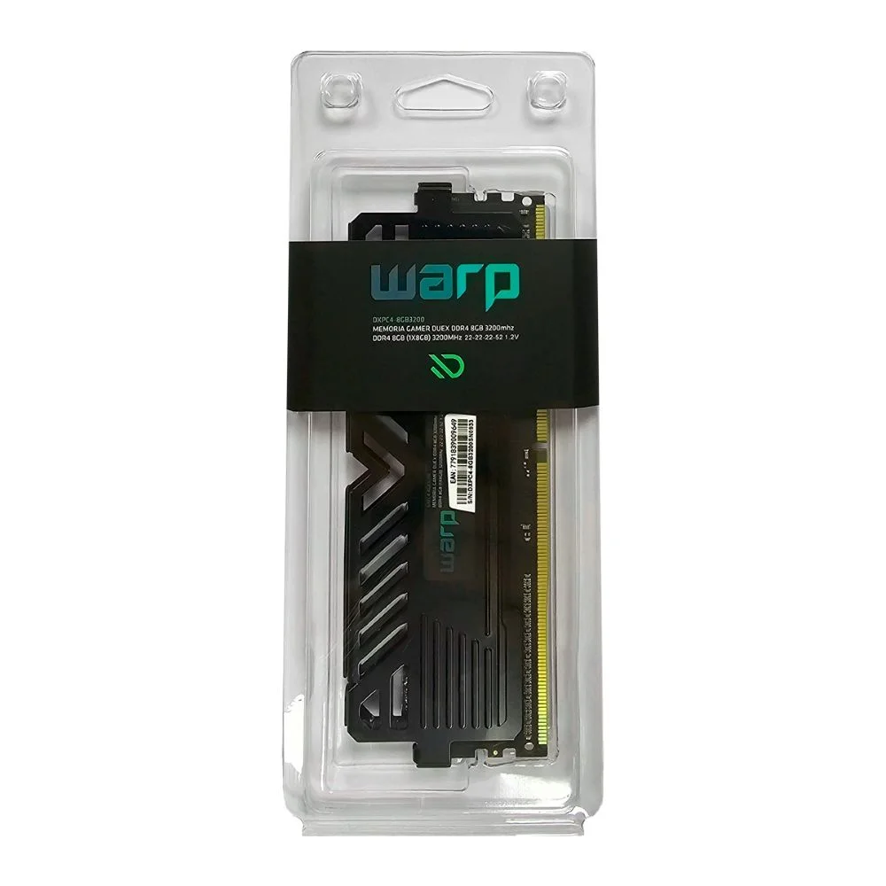 Memoria 8GB Ddr4 3200mhz Duex Warp Heatsink Dxpc4-8GB3200