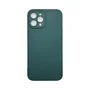 Capa Iphone 12 Pro Max Silicone Aveludada Protege Câmera Colorida Capinha Anti Impacto Iphone 12 Pro Max:verde Escuro
