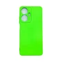 Capa Realme C55 Silicone Aveludada Protege Câmera Colorida Capinha Anti Impacto Realme C55:verde Neon