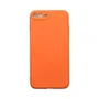 Capa Iphone 7 Plus / 8 Plus Silicone Aveludada Protege Câmera Colorida Capinha Anti Impacto Iphone 7 Plus:laranja