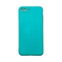 Capa Iphone 7 Plus / 8 Plus Silicone Aveludada Protege Câmera Colorida Capinha Anti Impacto Iphone 7 Plus:verde Água