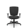 Cadeira Escritório Altrix Plaxmetal Espaldar Alto Back Preto