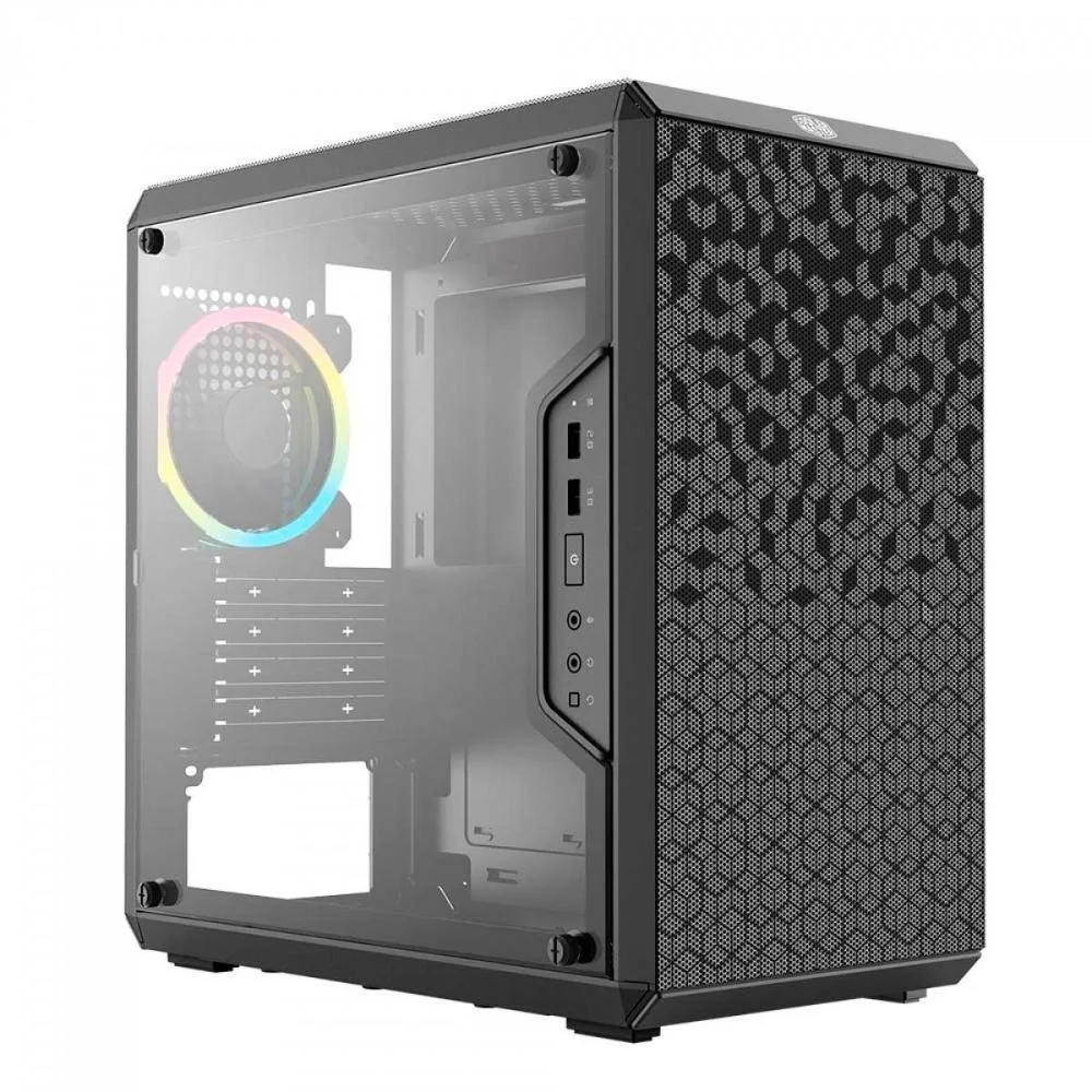 Gabinete Gamer Cooler Master Masterbox Q300l - Vidro Temperado - Painel Modular - Micro Atx - Preto Gabinete Gamer Cooler Master Masterbox Q300l - Vidro Temperado - Painel Modular - Micro Atx - Preto