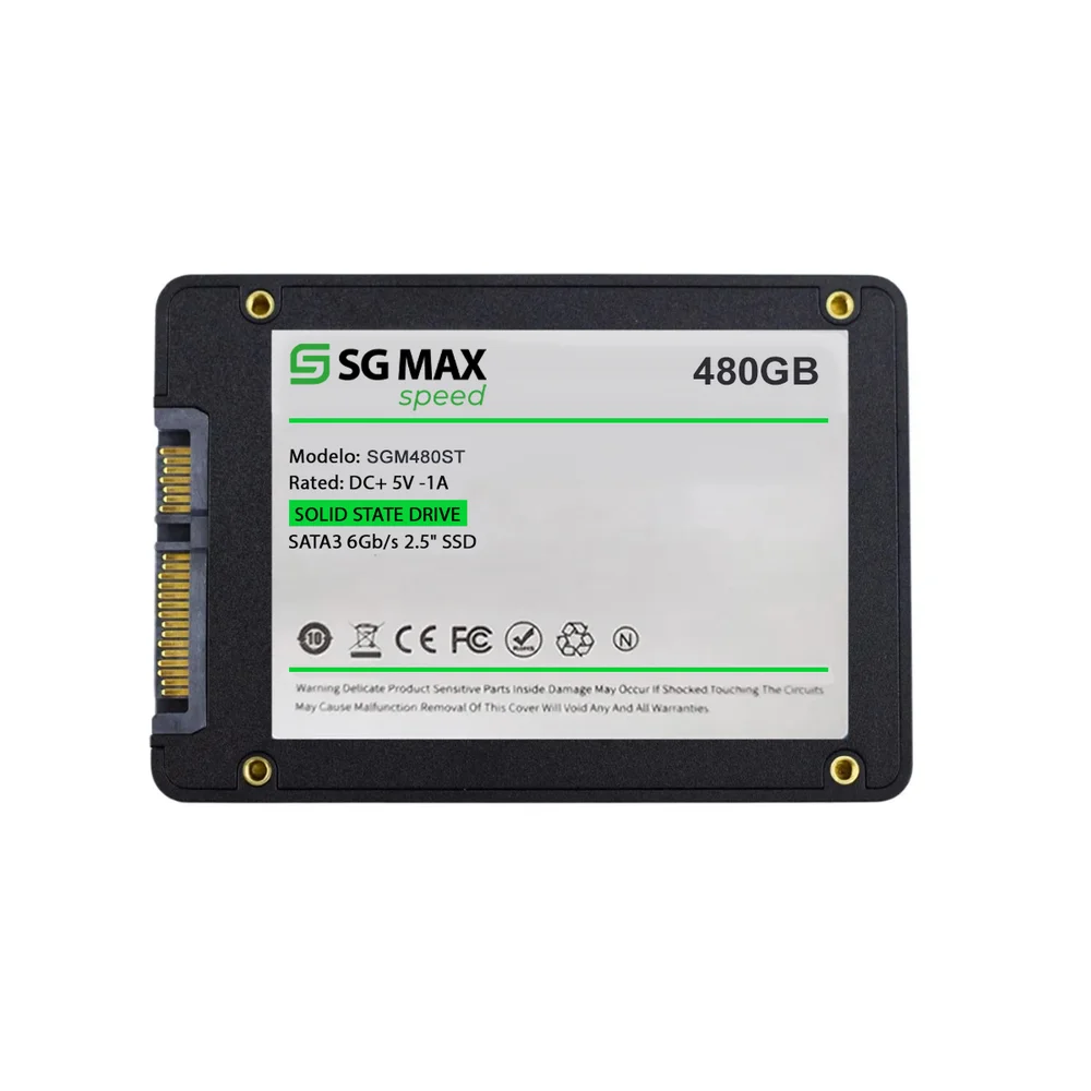 SSD 480GB 2.5 Sata 3 560mbs Leit 520mbs Grav Sgm480st Sgmax SSD 480GB 2.5 Sata 3 560mbs Leit 520mbs Grav Sgm480st Sgmax