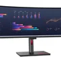 Monitor Lenovo Thinkvision P49w-30 49" Curvo 5120x1440 98% Dci-p3 Tuv Eyesafe 4ms Smart Power Usb-c Hub Ajustável 3 Anos De Garantia