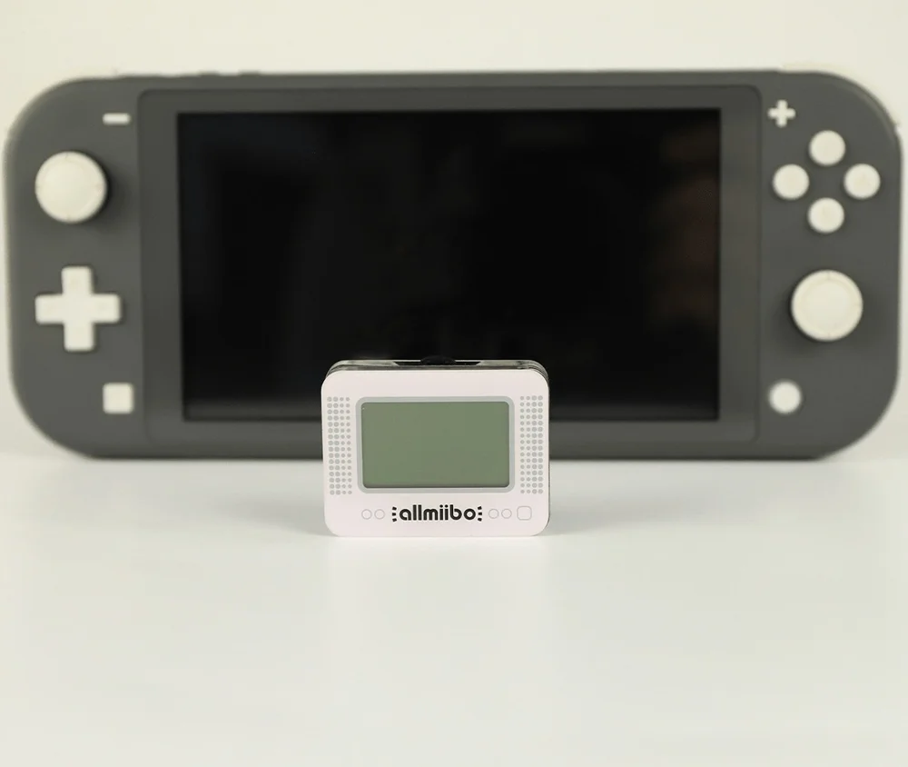 Allmiibo Emulador Amiibo Nfc Nintendo Switch 1 E 2 3ds Wii U Bluetooth Lcd Acessório