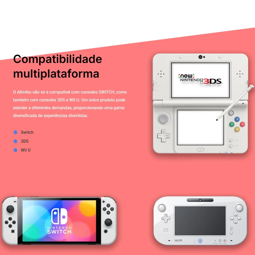 Allmiibo Emulador Amiibo Nfc Nintendo Switch 1 E 2 3ds Wii U Bluetooth Lcd Acessório