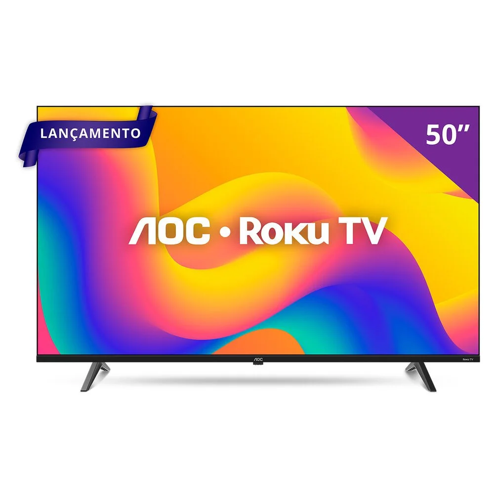 Smart Tv Aoc 50 "", DLED, 4k, Roku Tv - 50u7045/78g