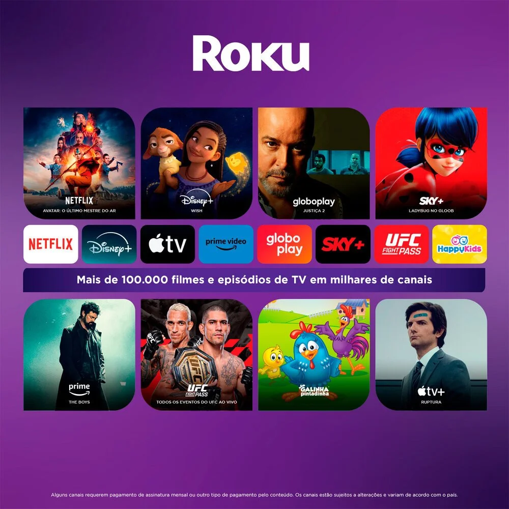 Smart Tv Aoc 50 "", DLED, 4k, Roku Tv - 50u7045/78g - view 5