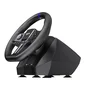 Kit Volante Gamer Pxn V9 Gen2 Com Pedais Câmbio Manual  900° Vibração Compatível PC