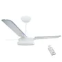 Ventilador LED Breeze Branco 220v 3 Pás Transparentes E Controle Remoto
