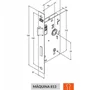 Fechadura Interna Roseta Inox [ 81321 Ri ]  Stam