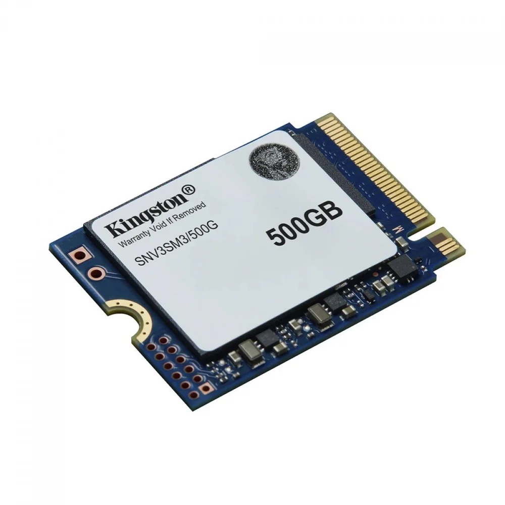 SSD Mini Kingston Nv3, 500gb, M.2 Nvme, 2230, PCie 4.0, Leitura 5000mbs E Gravação 3000mbs, Snv3sm3/ SSD Mini Kingston Nv3, 500gb, M.2 Nvme, 2230, PCie 4.0, Leitura 5000mbs E Gravação 3000mbs, Snv3sm3/