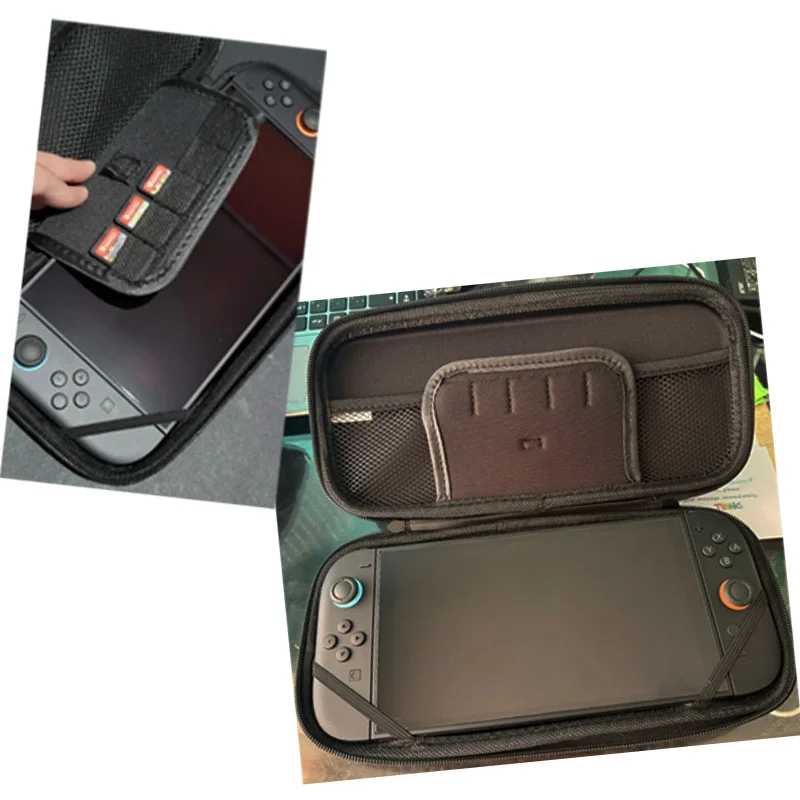 Case Nintendo Switch 2 Bolsa Estojo Rígido Preto Eva Ns2